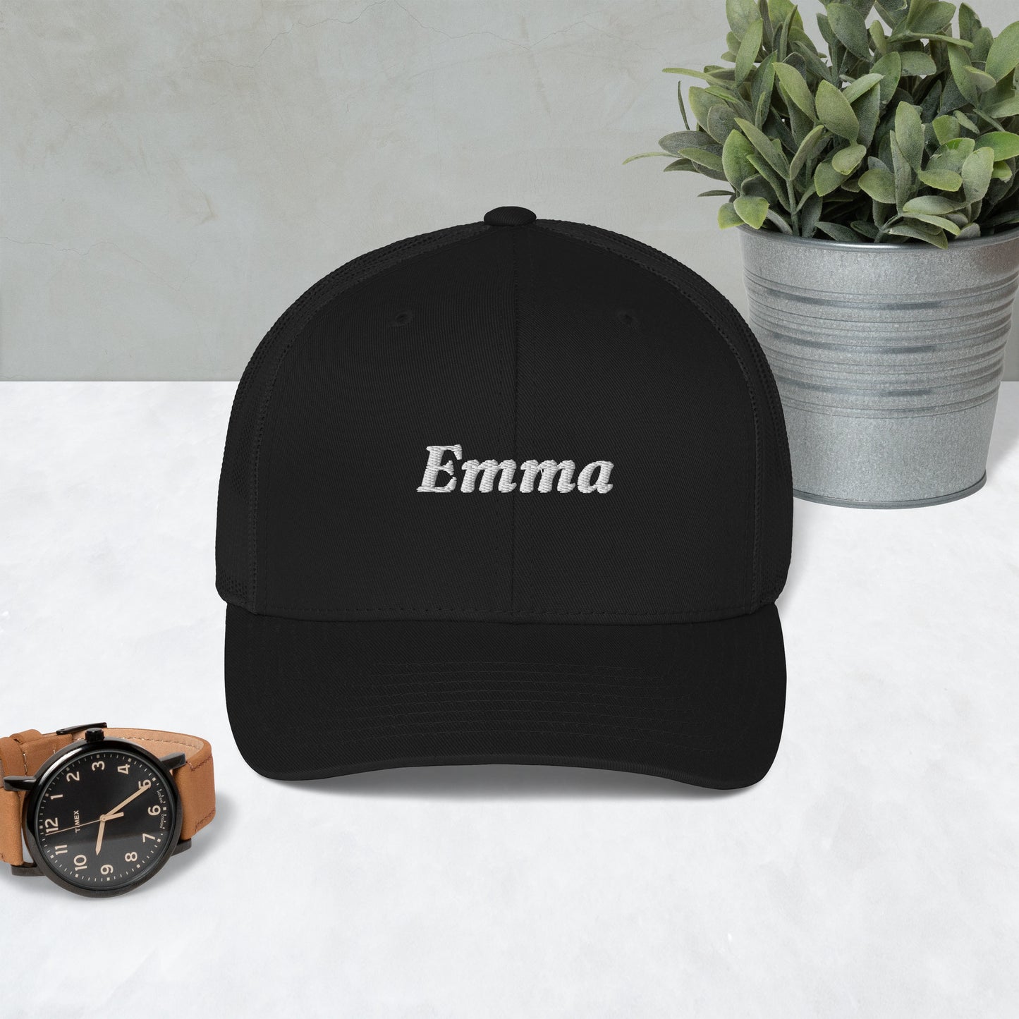 retro-trucker-hat-black-front-6998587483099 - TriLuxora