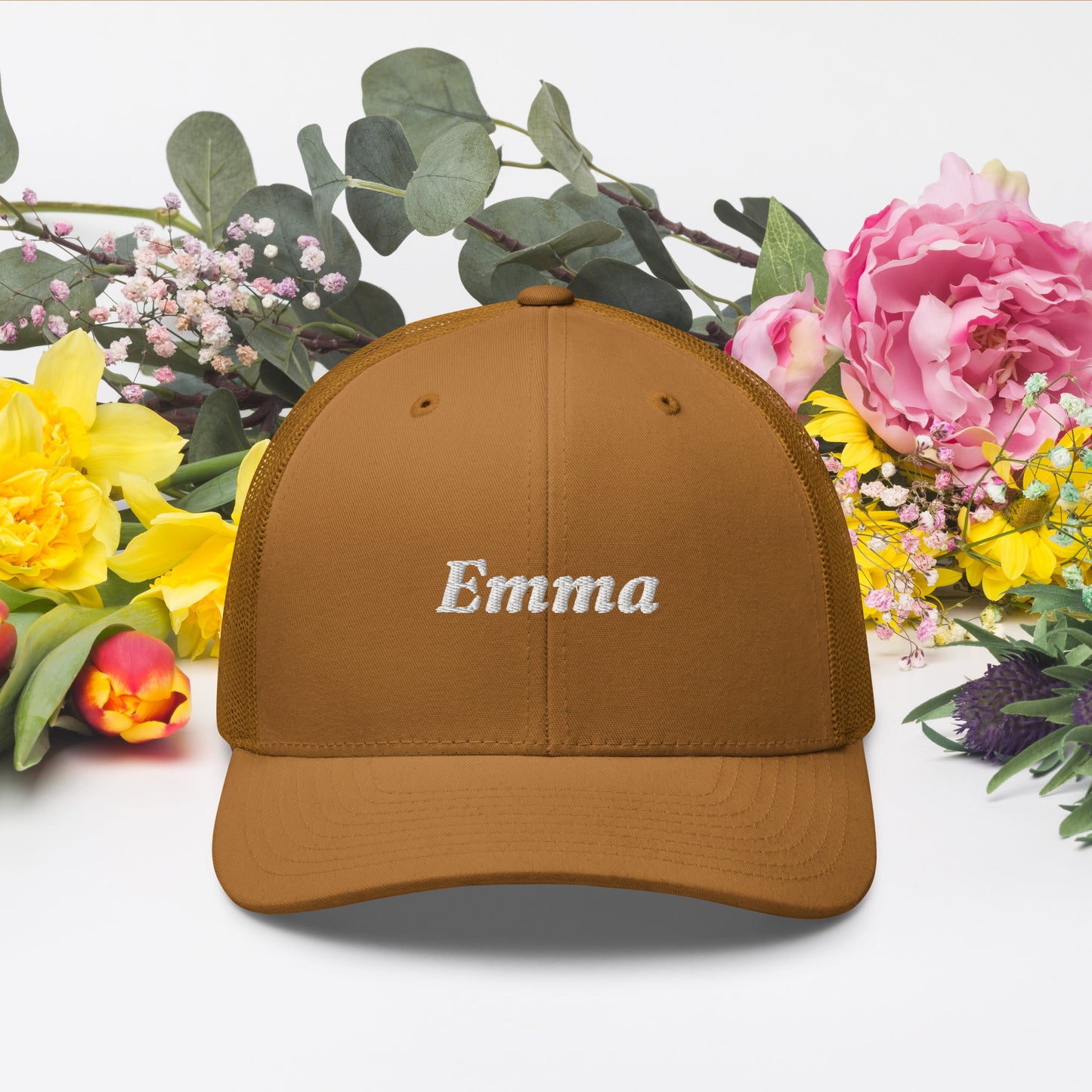 retro-trucker-hat-caramel-front-6998587488049 - TriLuxora
