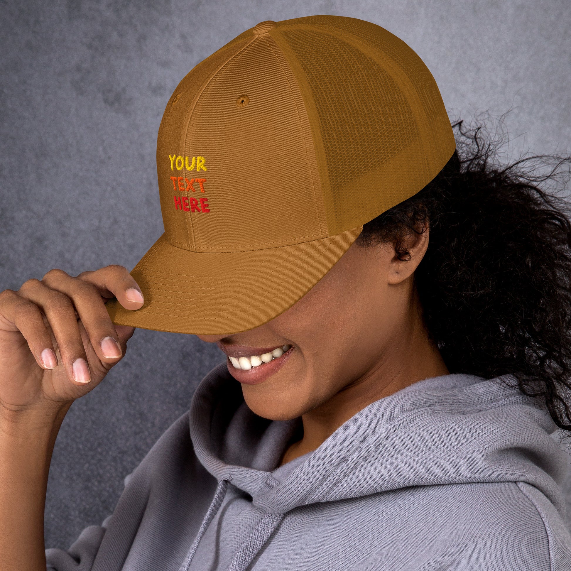 retro-trucker-hat-caramel-left-699858df4e190 - TriLuxora