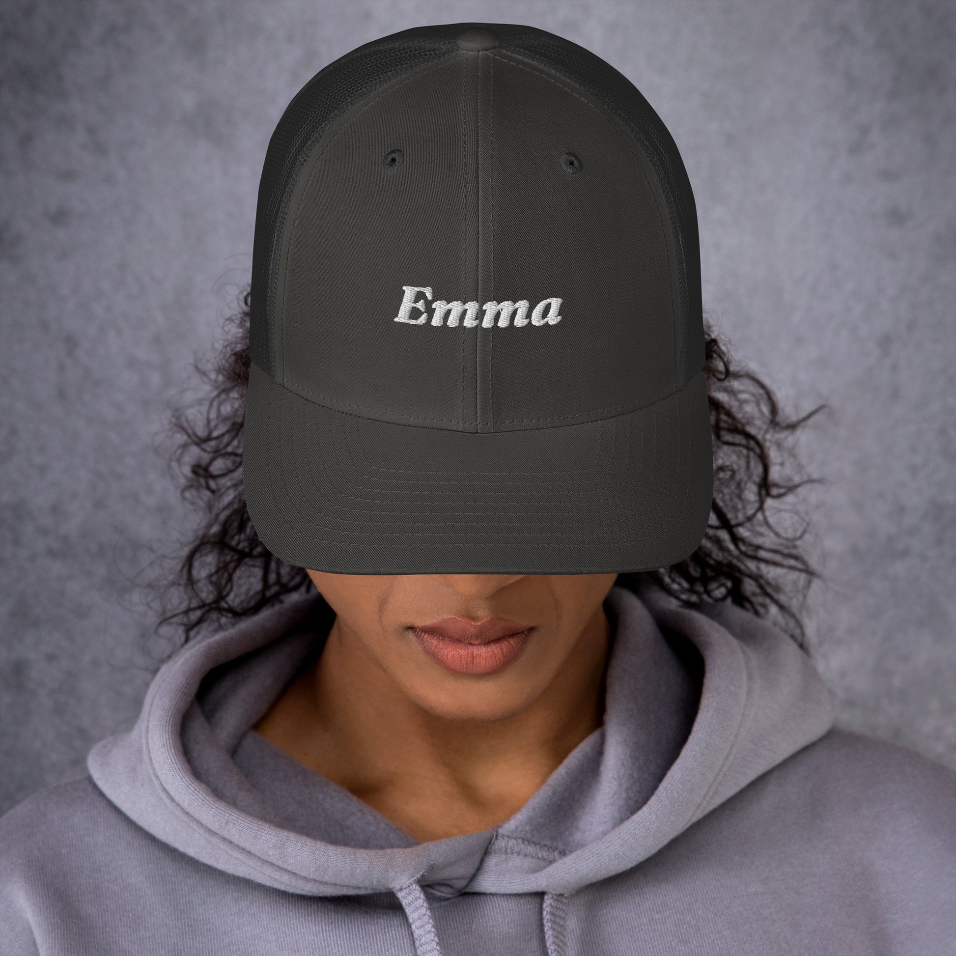 retro-trucker-hat-charcoal-front-6998587480411 - TriLuxora