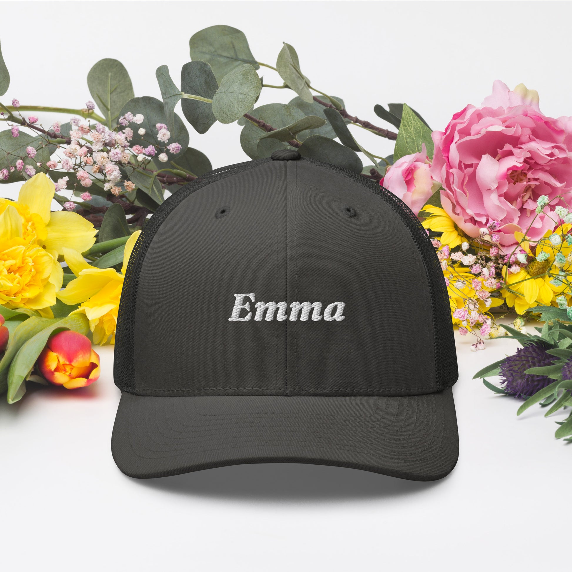retro-trucker-hat-charcoal-front-6998587487f4a - TriLuxora