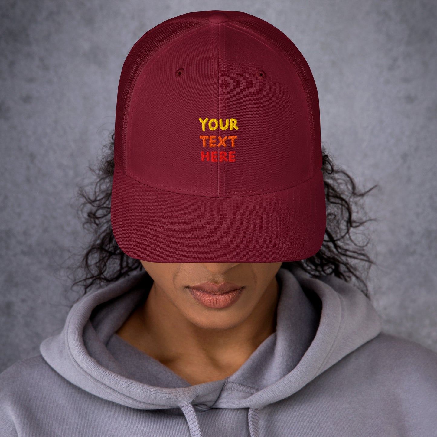 retro-trucker-hat-cranberry-front-699858df4d5c2 - TriLuxora