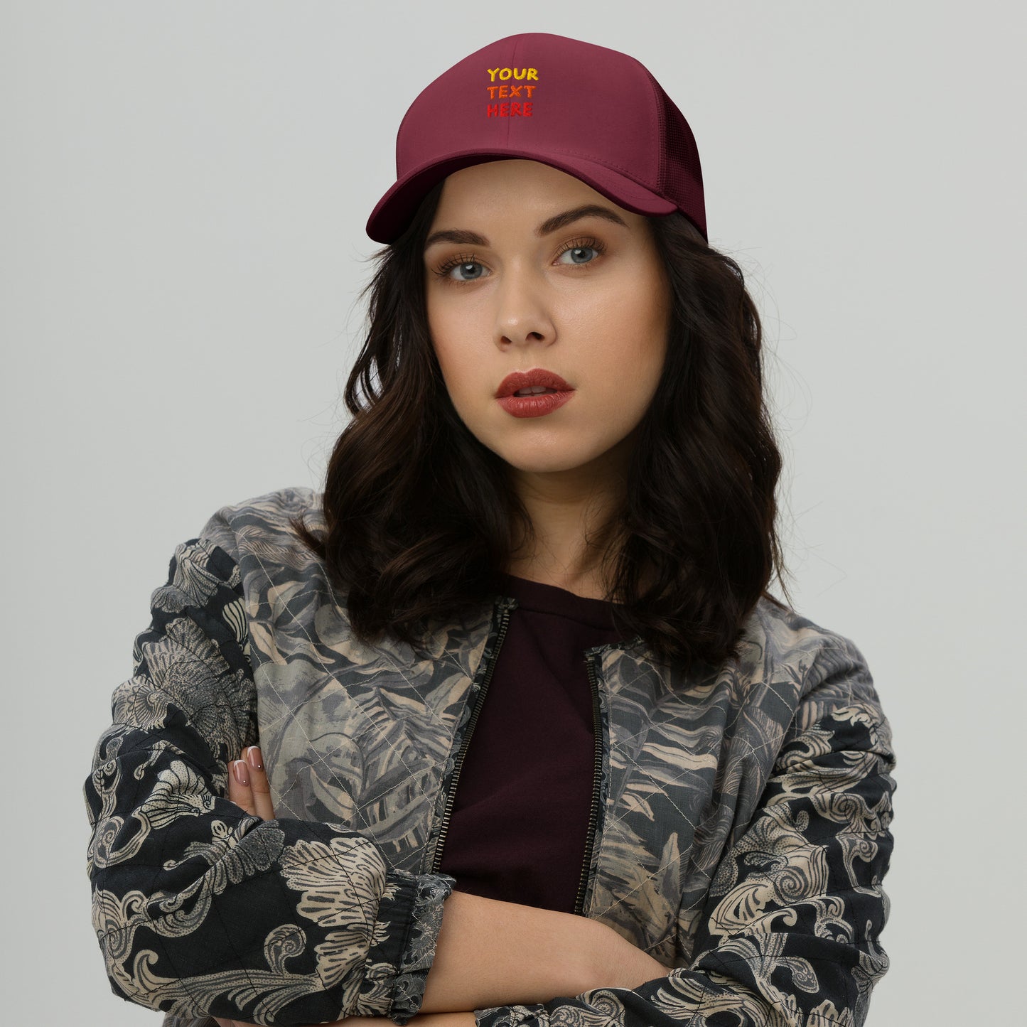 retro-trucker-hat-cranberry-front-699858df4fa85 - TriLuxora