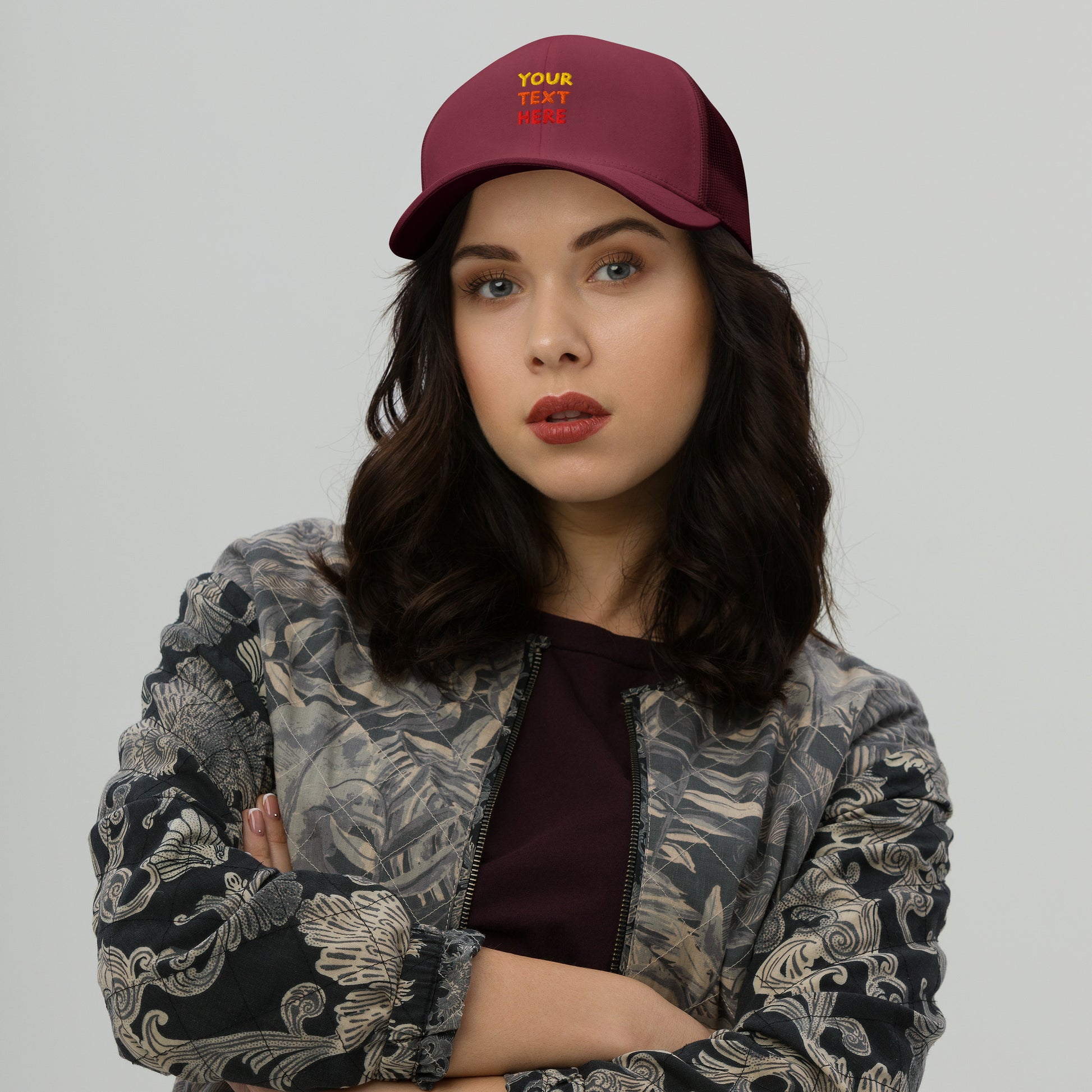 retro-trucker-hat-cranberry-front-699858df4fa85 - TriLuxora
