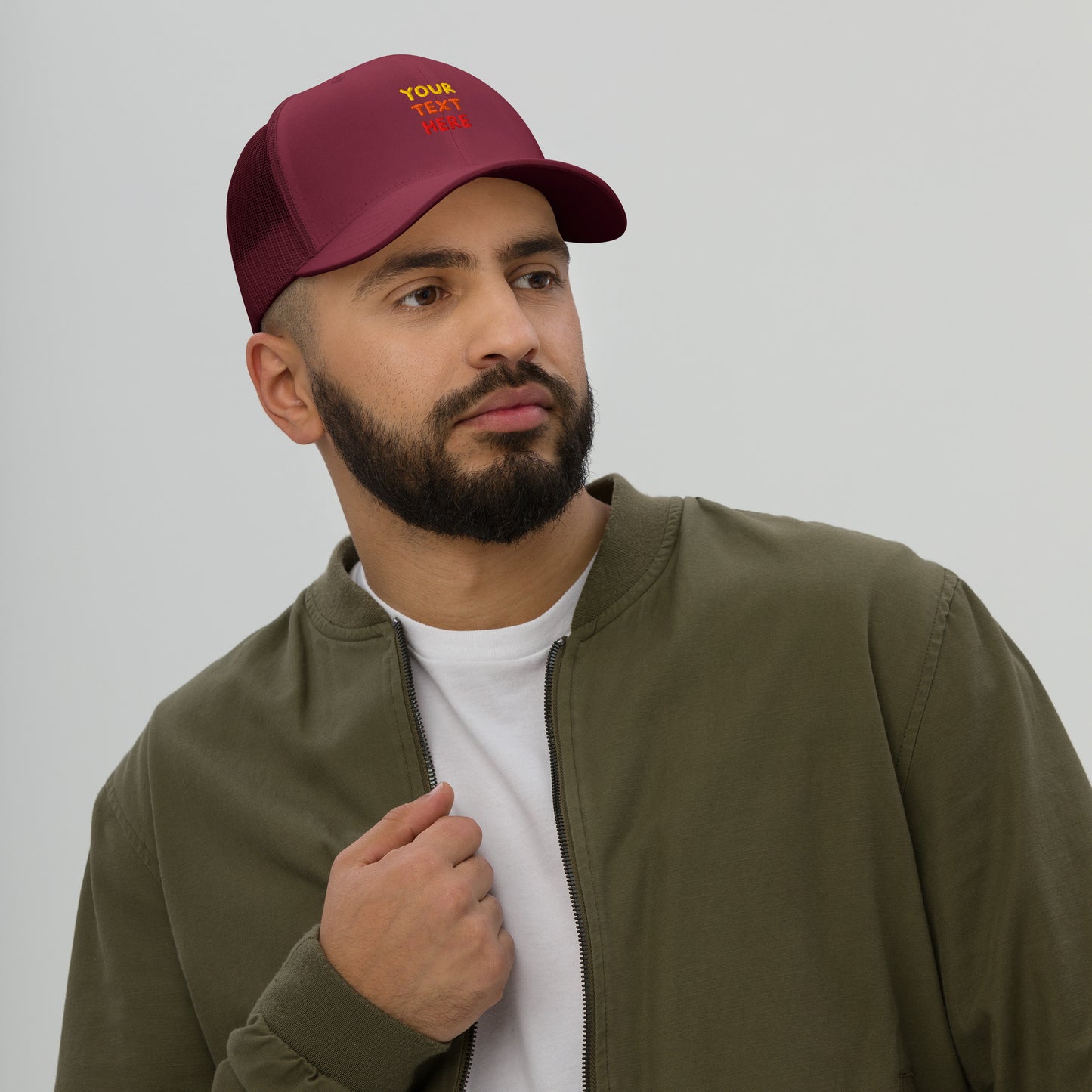 retro-trucker-hat-cranberry-front-699858df50691 - TriLuxora