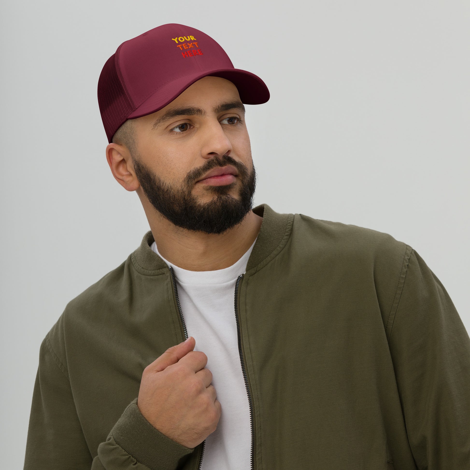 retro-trucker-hat-cranberry-front-699858df50691 - TriLuxora