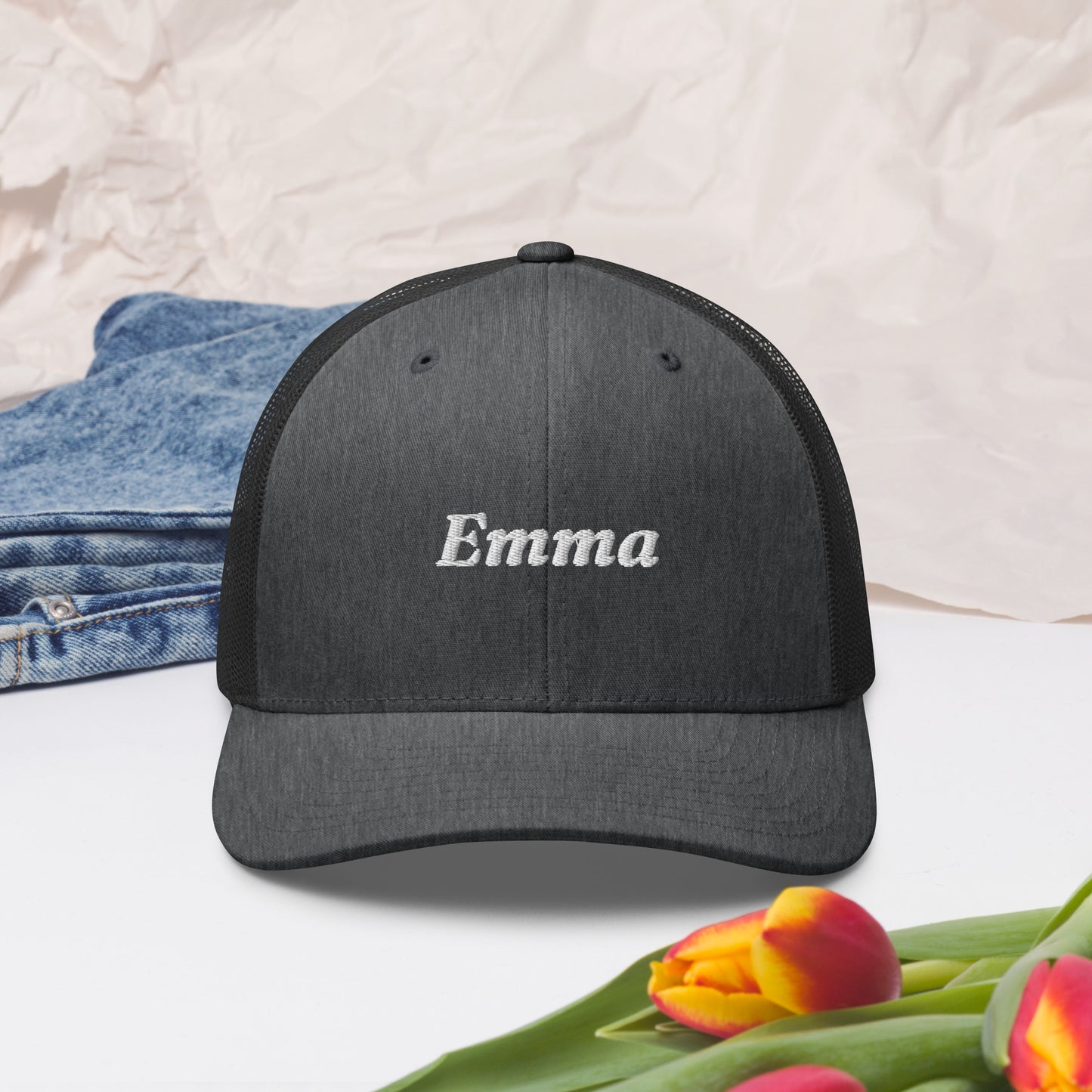 retro-trucker-hat-dark-heather-gray-front-2-6998587488fa9 - TriLuxora