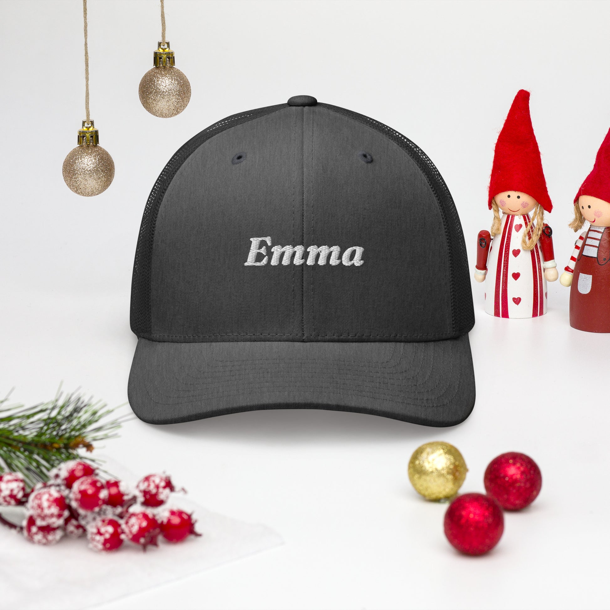 retro-trucker-hat-dark-heather-gray-front-6998587486009 - TriLuxora