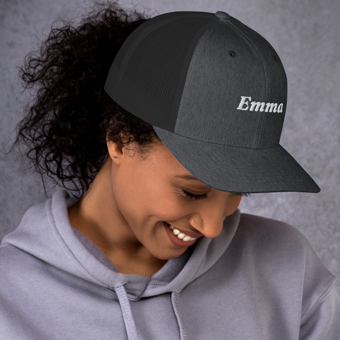 retro-trucker-hat-dark-heather-gray-right-6998587482340 - TriLuxora