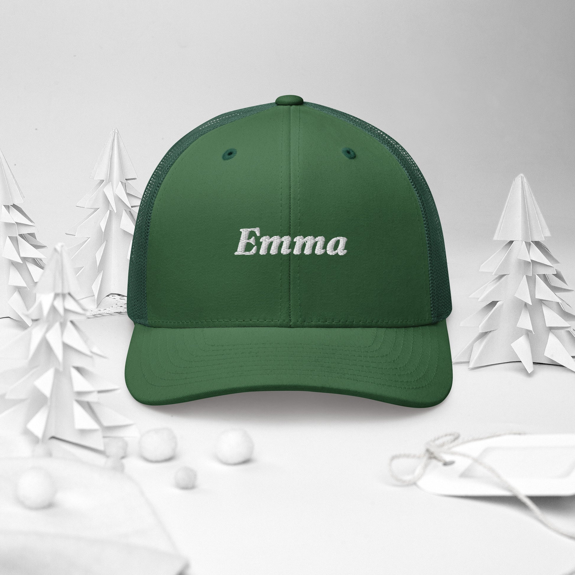 retro-trucker-hat-evergreen-front-2-6998587487099 - TriLuxora