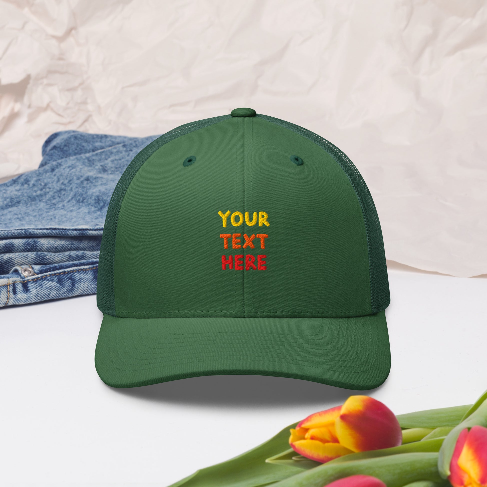 retro-trucker-hat-evergreen-front-2-699858df51d74 - TriLuxora