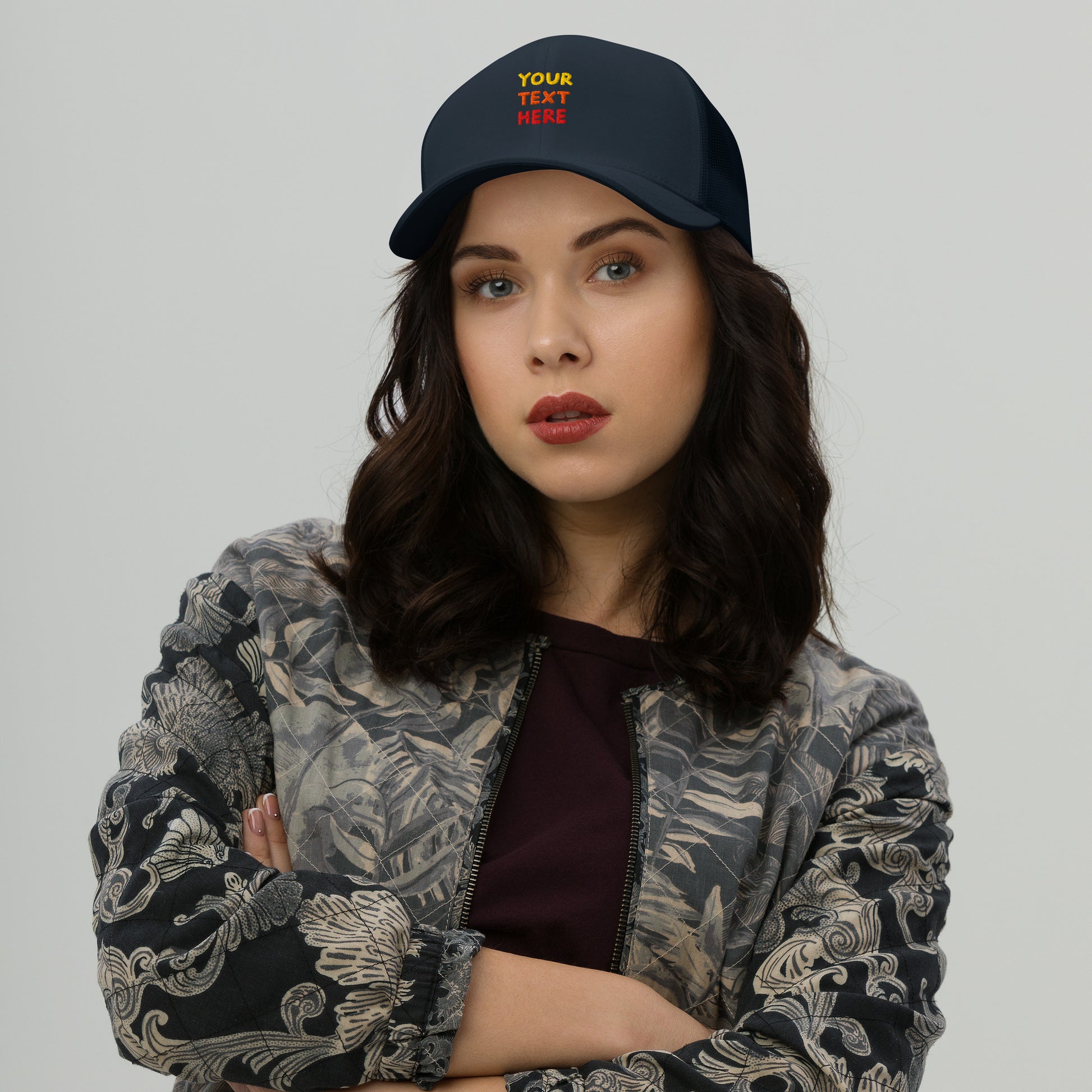 retro-trucker-hat-navy-front-699858df4f6ba - TriLuxora