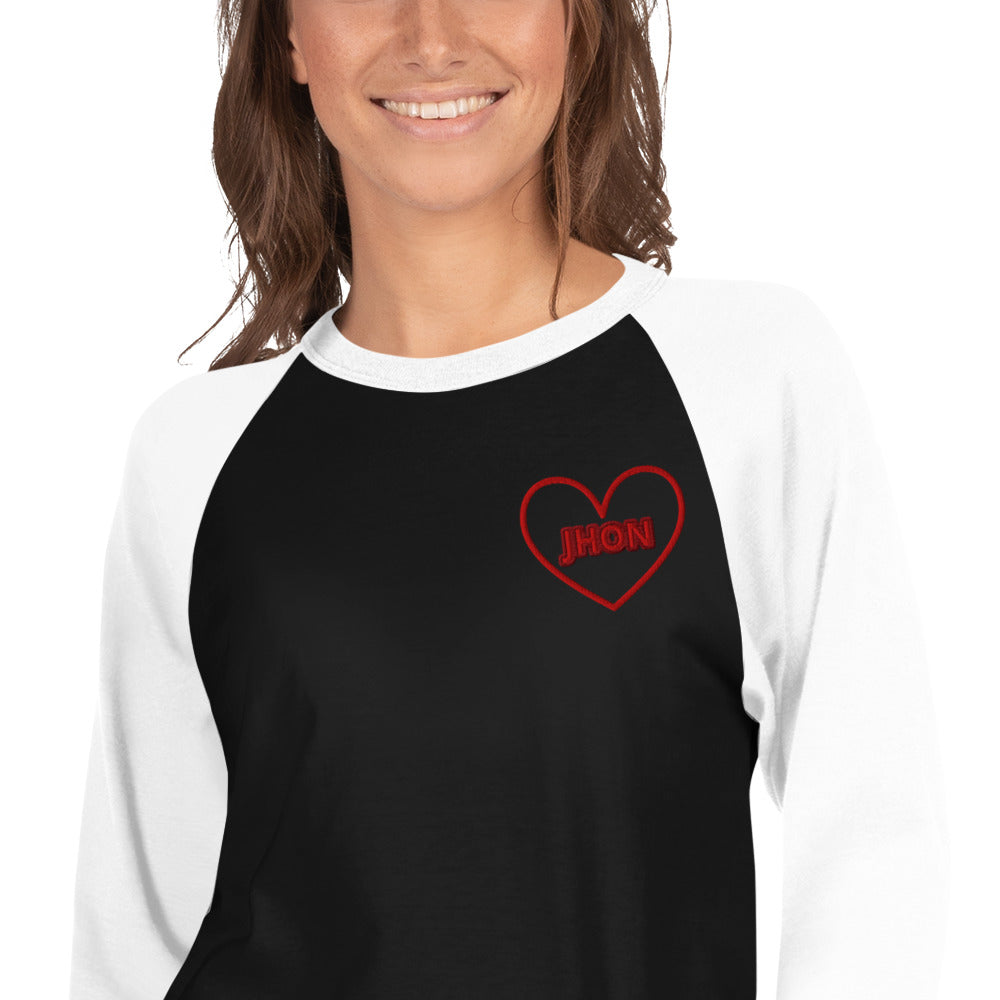 unisex-34-sleeve-raglan-shirt-black-white-zoomed-in-69994ce5d4b5e - TriLuxora