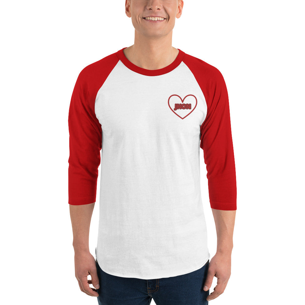 unisex-34-sleeve-raglan-shirt-white-red-front-69994ce5d33a1 - TriLuxora