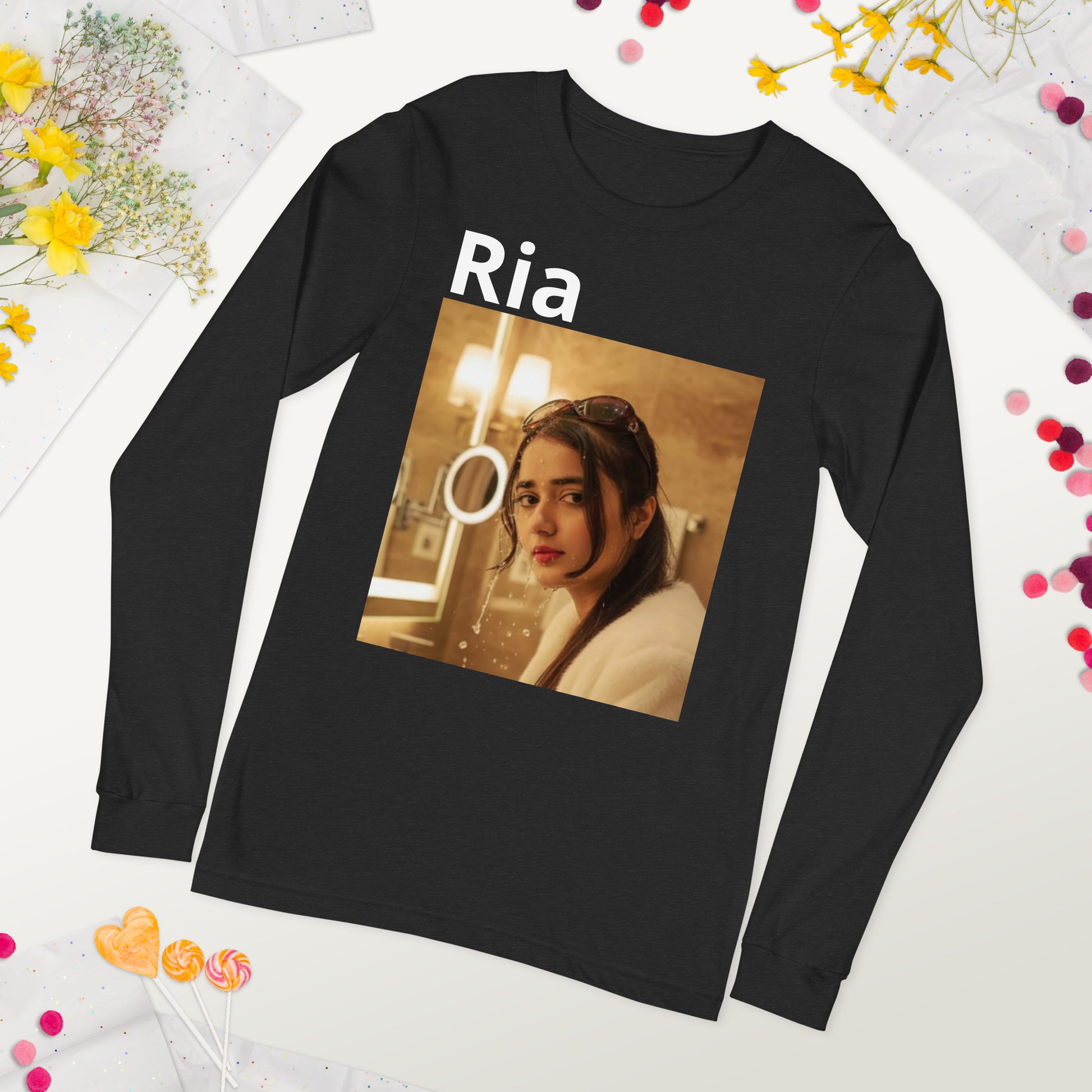 unisex-long-sleeve-tee-black-heather-front-2-6998520b4de72 - TriLuxora