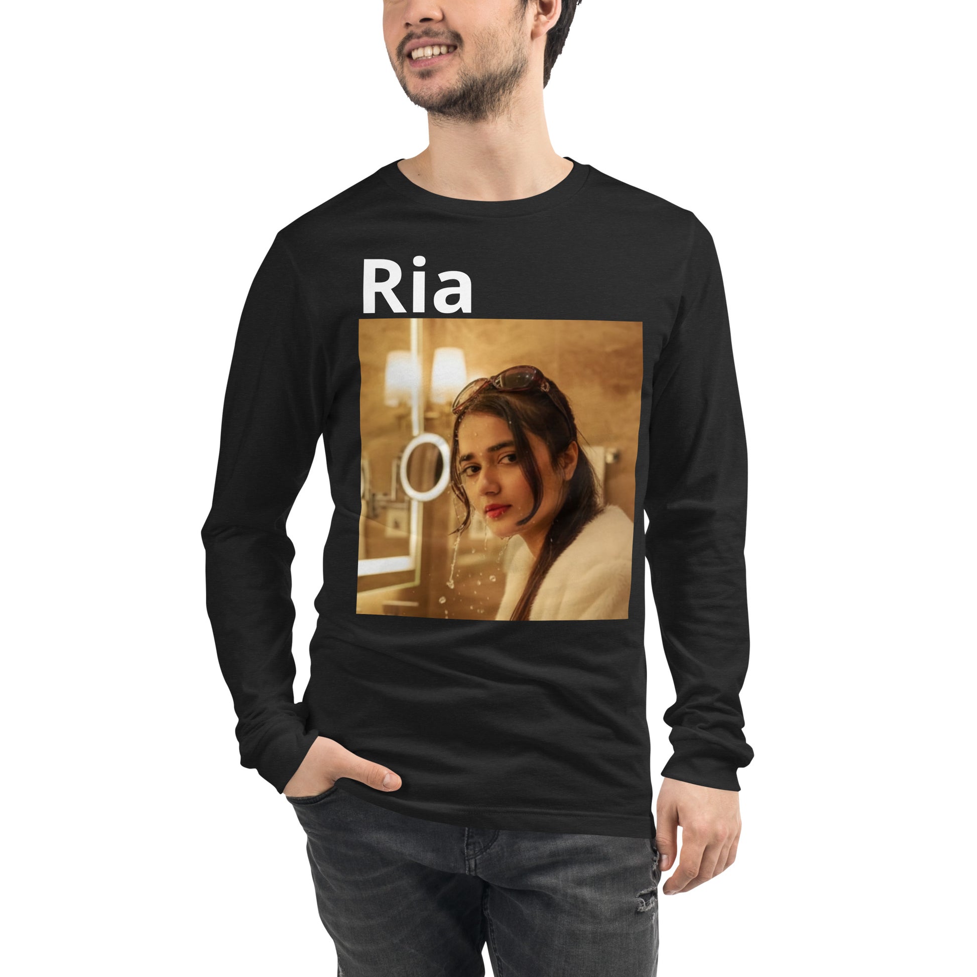 unisex-long-sleeve-tee-black-heather-front-6998520b46639 - TriLuxora