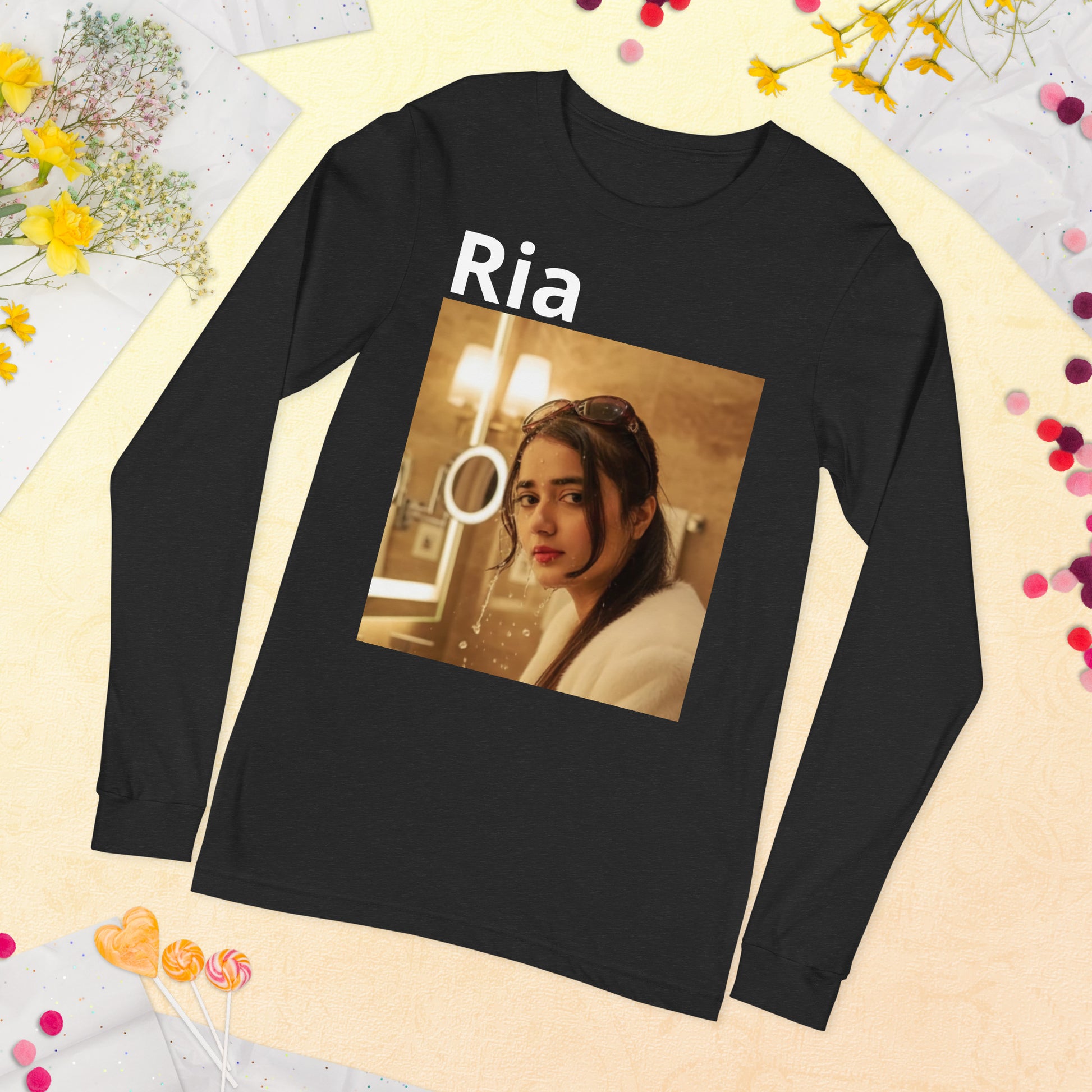 unisex-long-sleeve-tee-black-heather-front-6998520b4c0e3 - TriLuxora