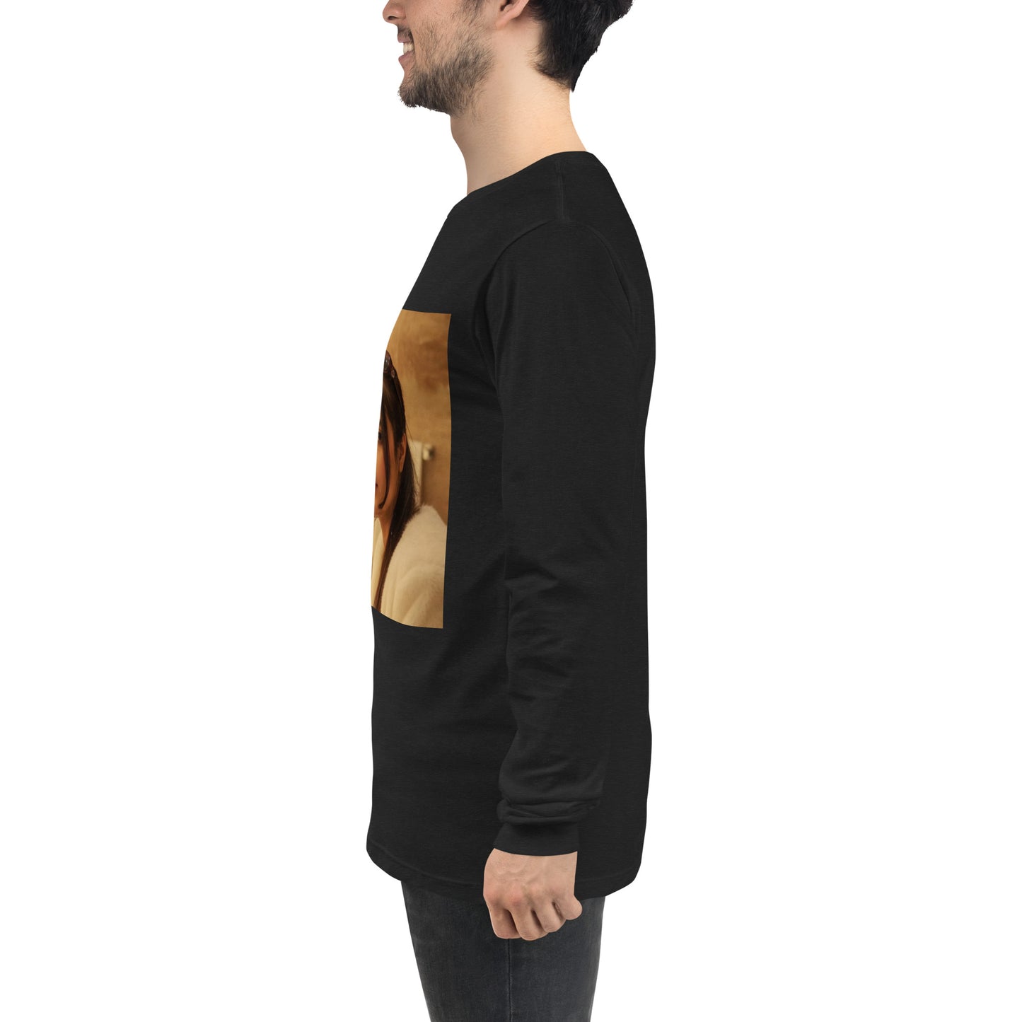 unisex-long-sleeve-tee-black-heather-left-6998520b54dbb - TriLuxora