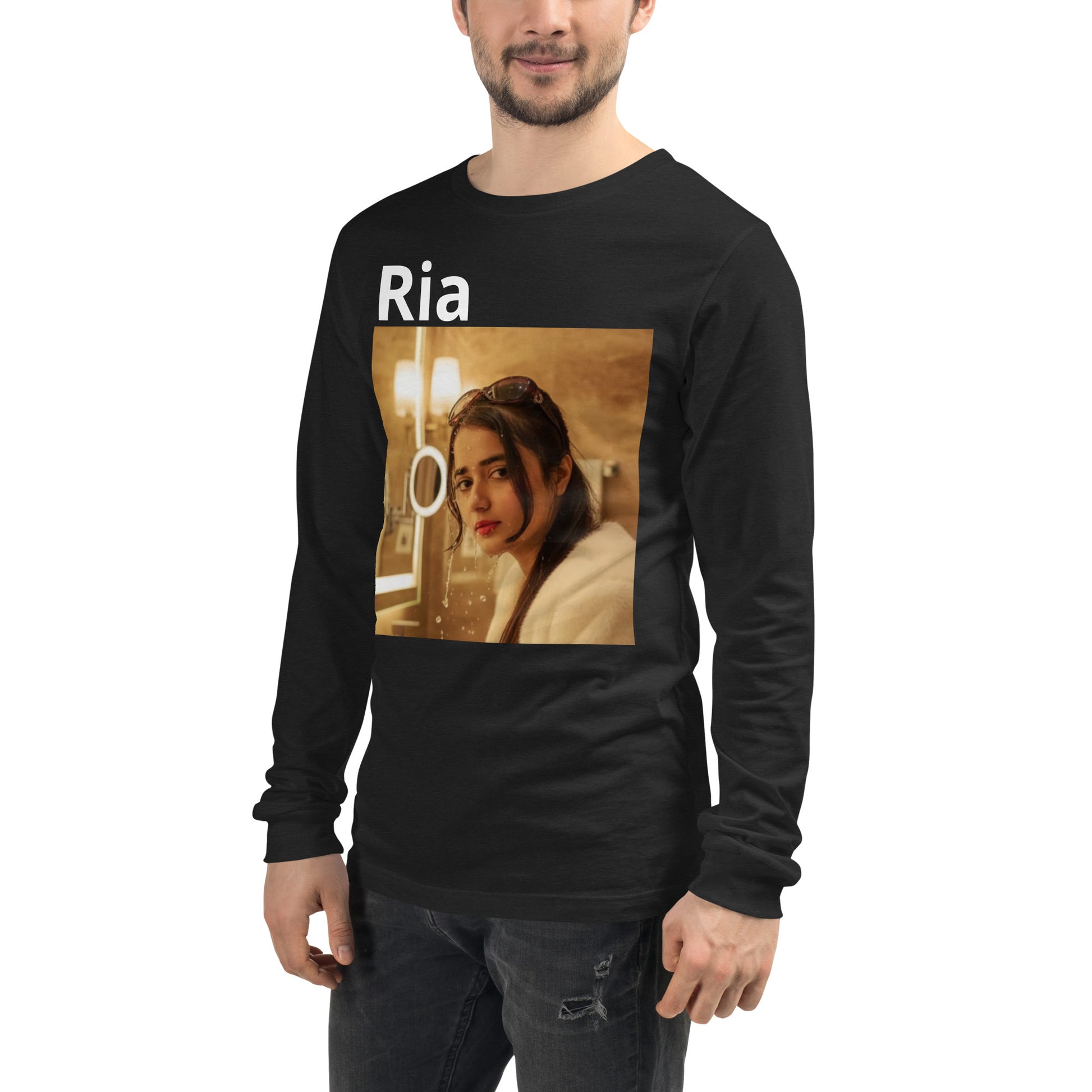 unisex-long-sleeve-tee-black-heather-left-front-6998520b4843b - TriLuxora