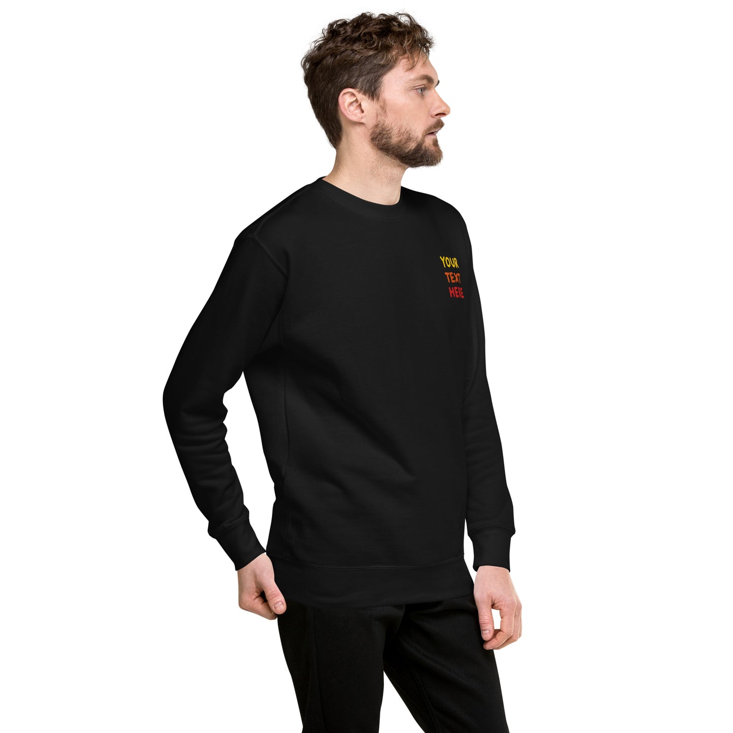 unisex-premium-sweatshirt-black-right-front-69994e62aabf4 - TriLuxora