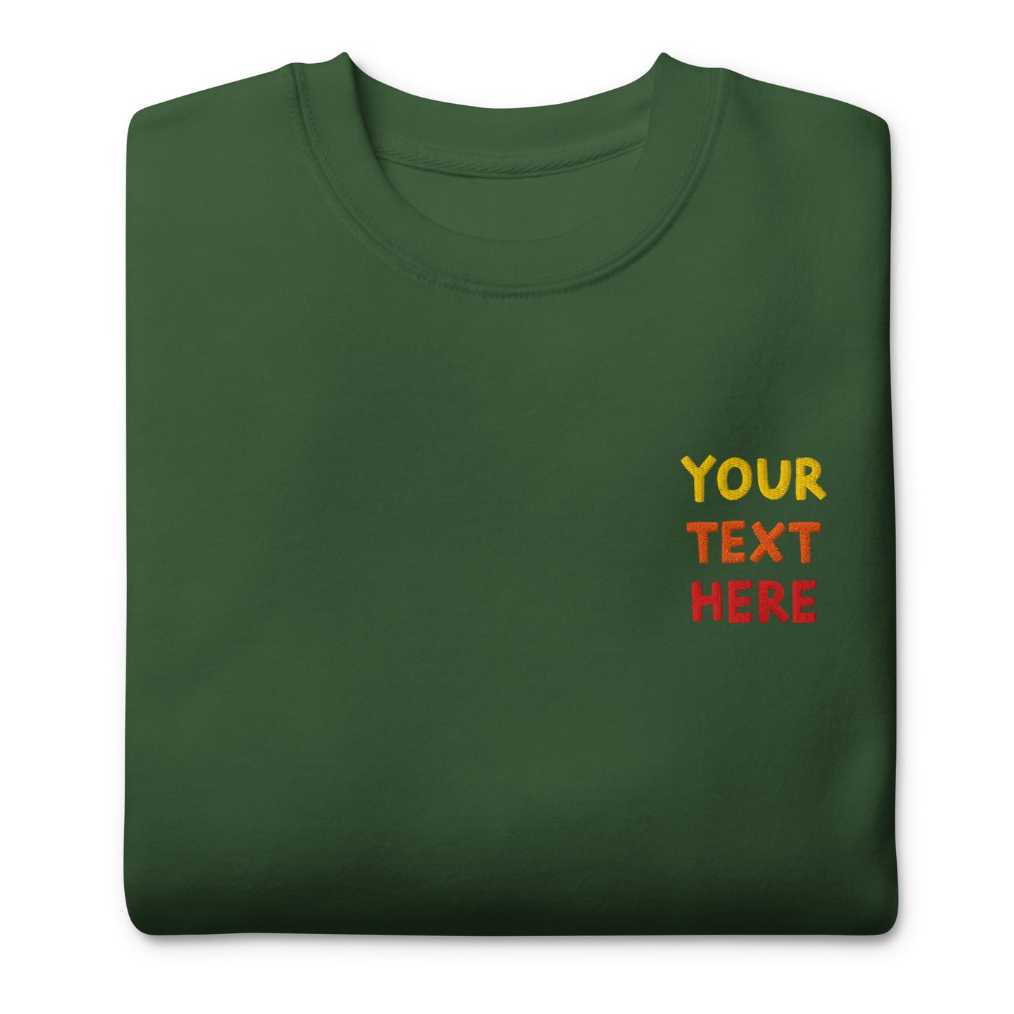 unisex-premium-sweatshirt-forest-green-front-69994e62aecd8 - TriLuxora