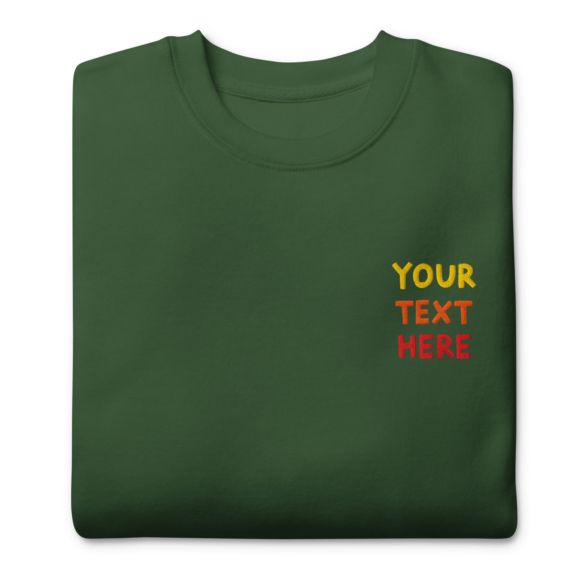 unisex-premium-sweatshirt-forest-green-front-69994e62aecd8 - TriLuxora