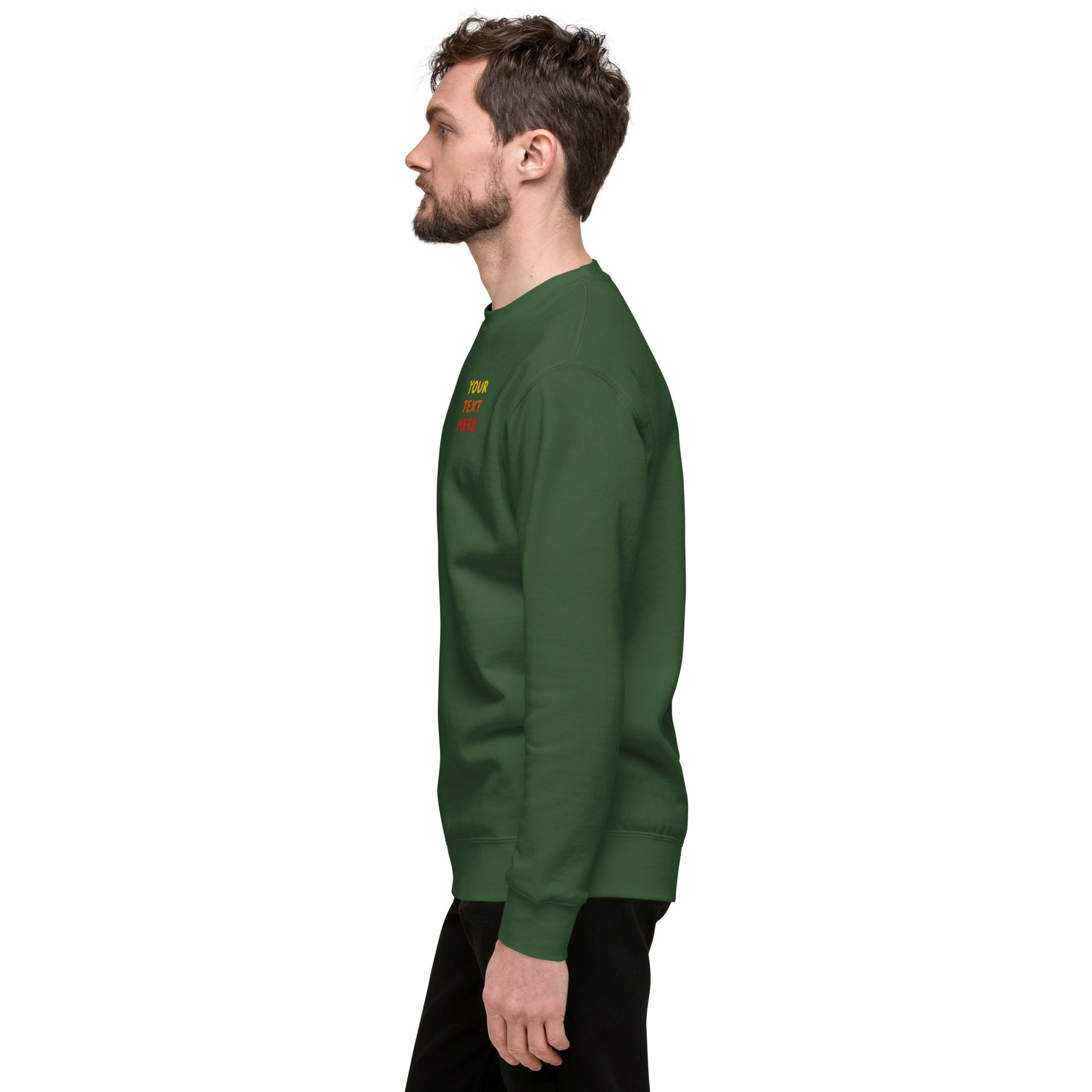 unisex-premium-sweatshirt-forest-green-left-69994e62a9a89 - TriLuxora