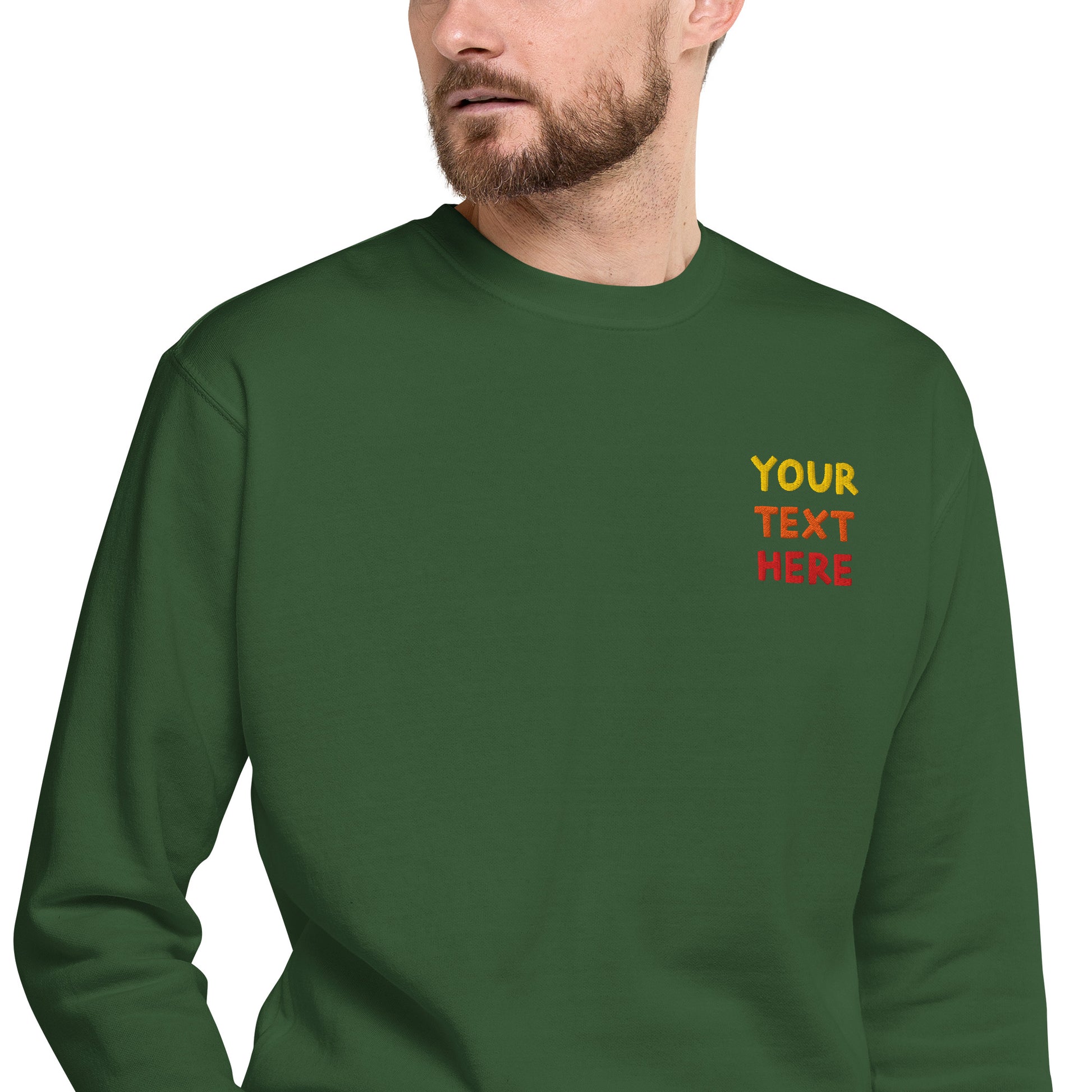 unisex-premium-sweatshirt-forest-green-zoomed-in-69994e62acc30 - TriLuxora