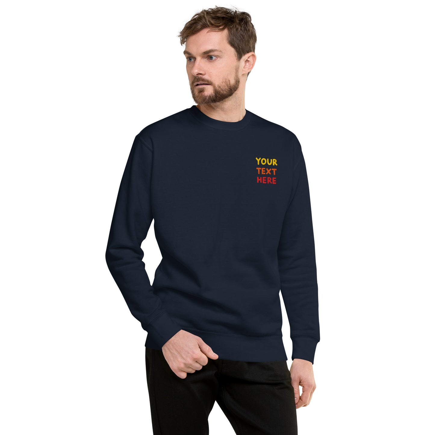 unisex-premium-sweatshirt-navy-blazer-front-69994e62a67c2 - TriLuxora