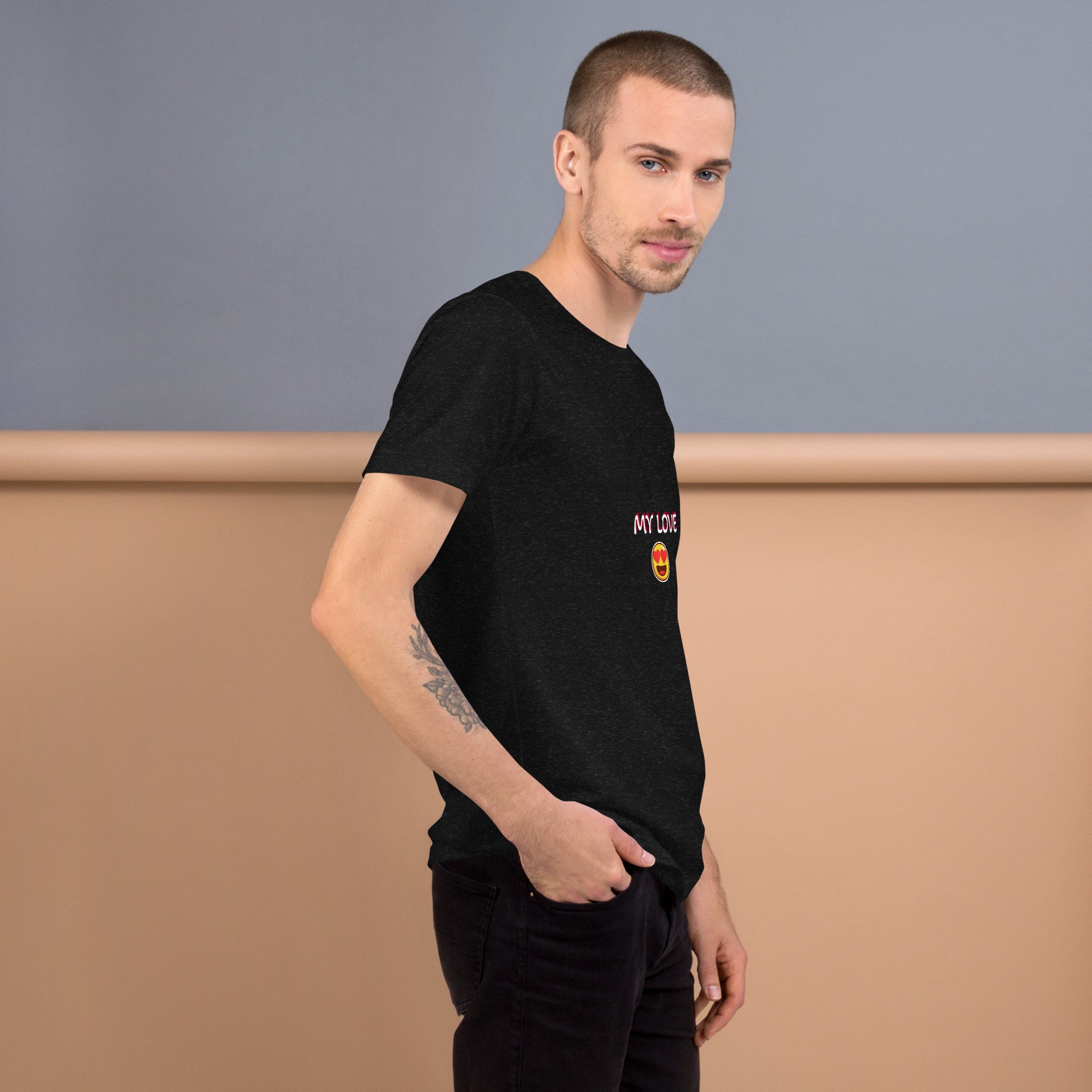 unisex-staple-t-shirt-black-heather-right-699a949cdccba - TriLuxora